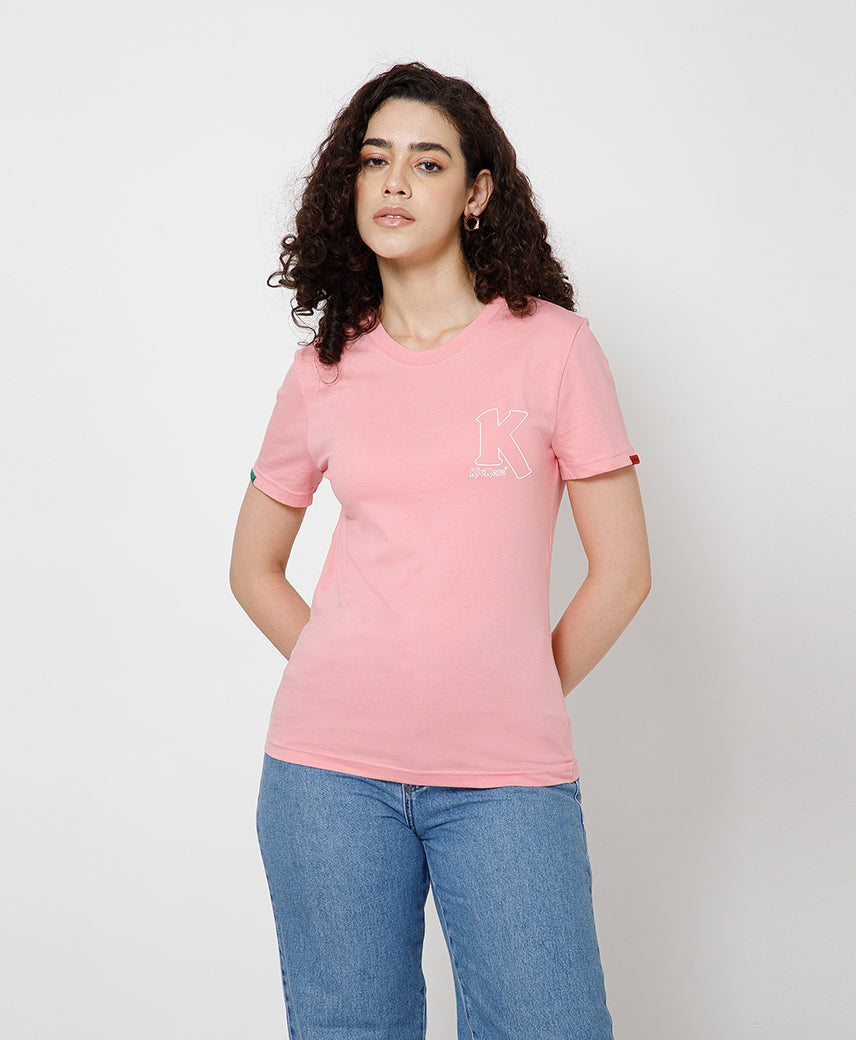 KICKERS WOMEN PINK T-SHIRTS