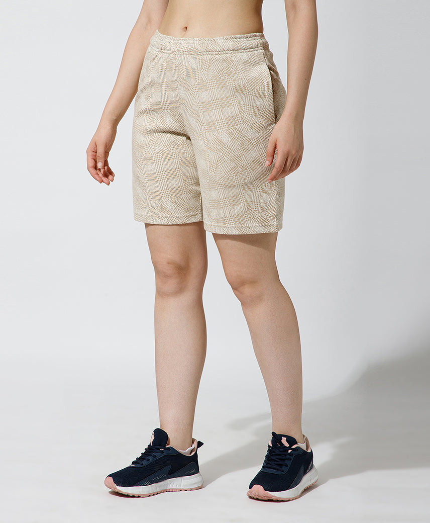 KICKERS WOMEN KHAKI SHORTS