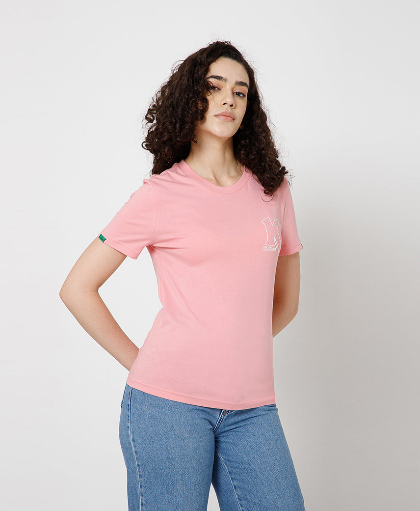 KICKERS WOMEN PINK T-SHIRTS