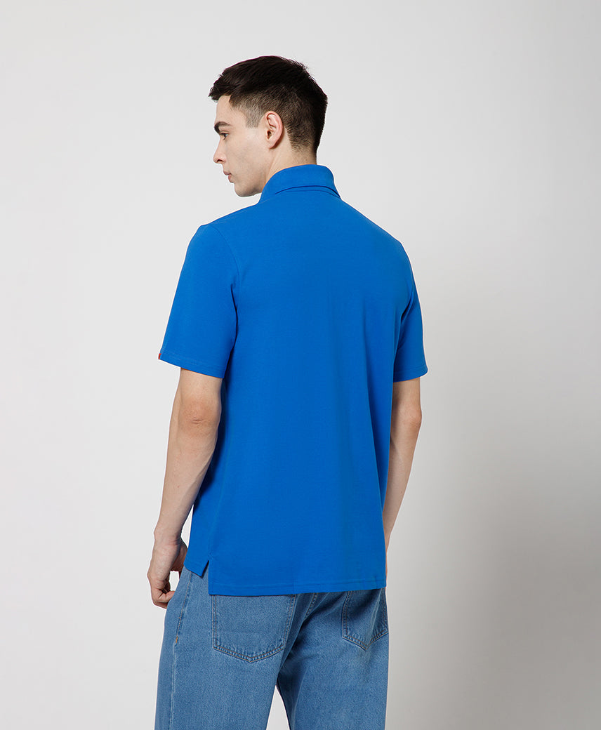 KICKERS MEN BLUE POLO SHIRTS