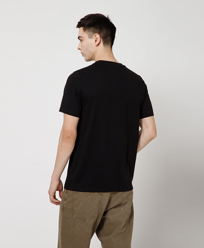 KICKERS MEN BLACK T-SHIRTS