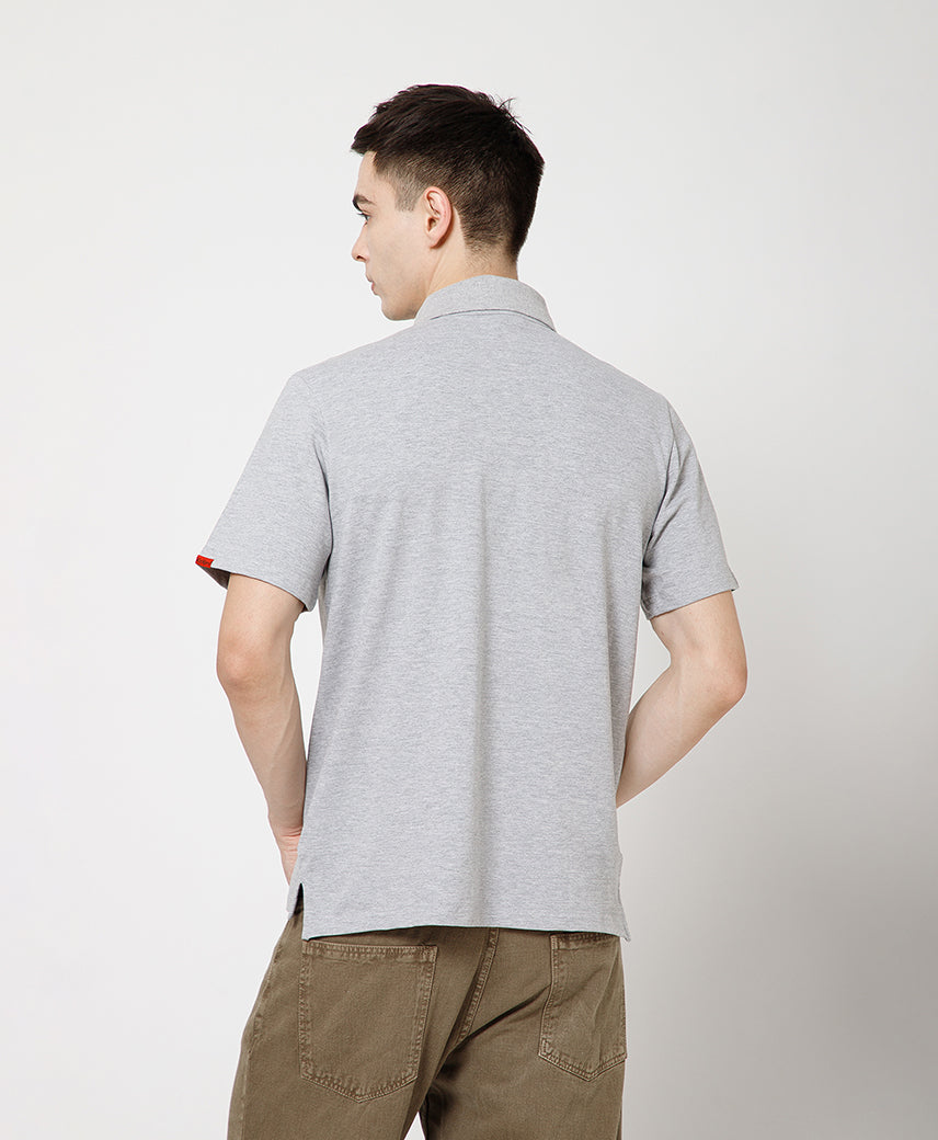 KICKERS MEN GREY POLO SHIRTS