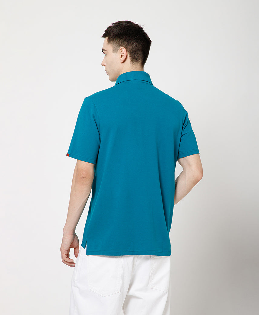 KICKERS MEN DARK GREEN POLO SHIRTS