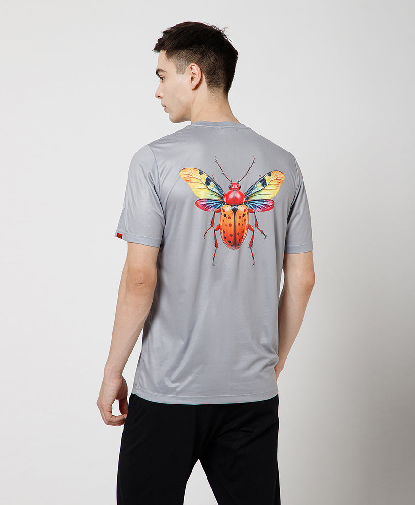 Kickers GREY Graphic Men T-Shirt