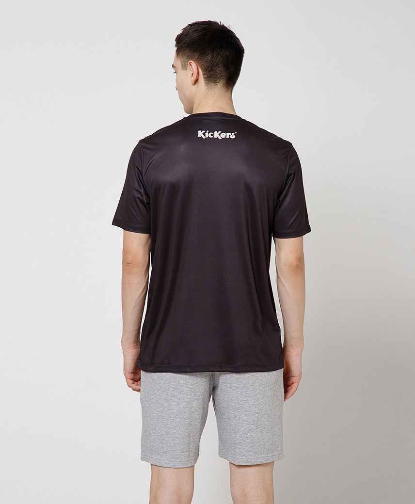 Kickers BLACK Graphic Men T-Shirt