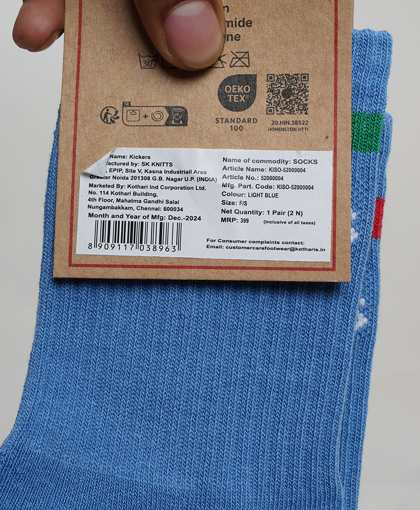 Kickers Women LIGHT BLUE Socks