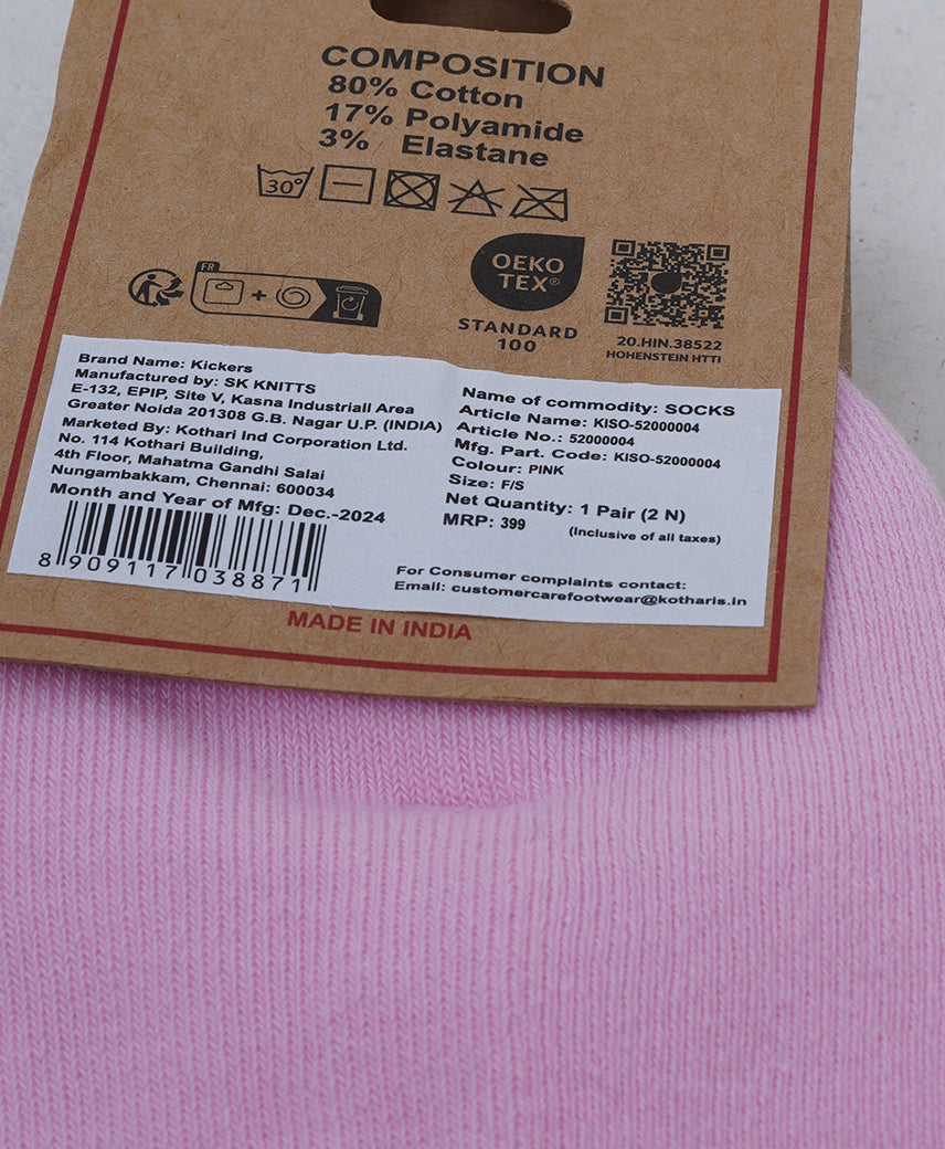 Kickers Women PINK Socks