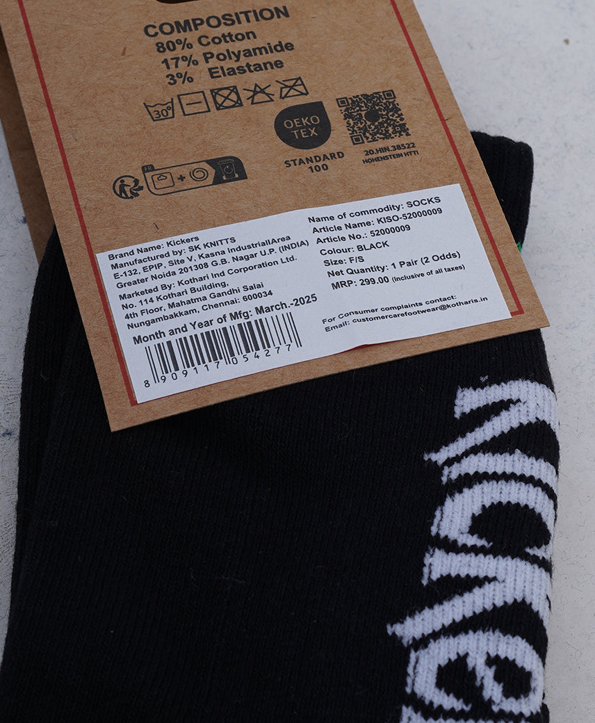 Kickers Kids Boy BLACK Socks