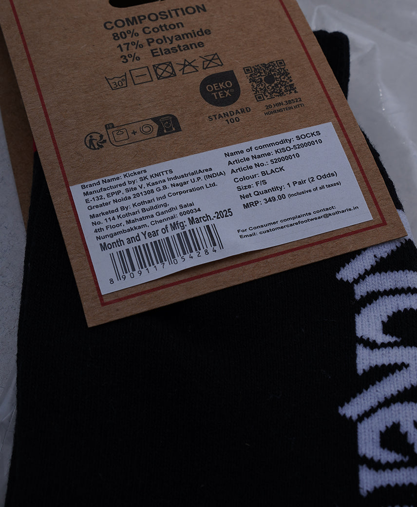 Kickers Kids Boy BLACK Socks