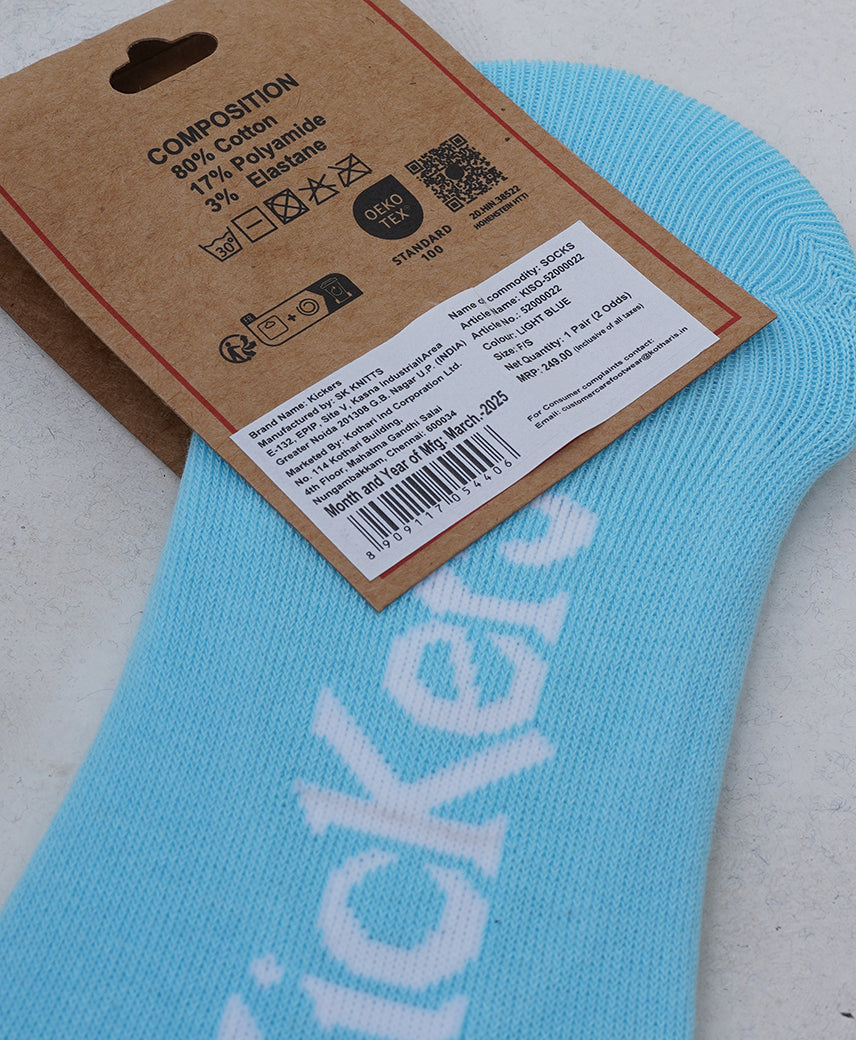 KICKERS TEEN GIRL LIGHT BLUE SOCKS