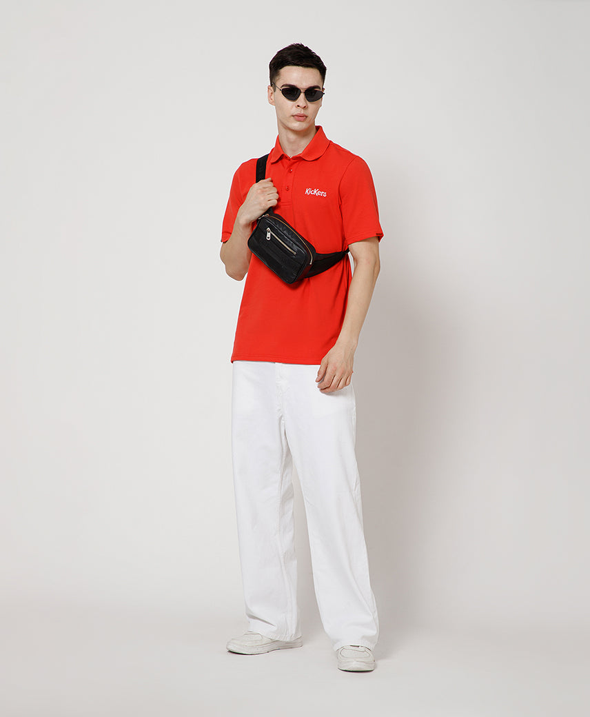 KICKERS MEN RED POLO SHIRTS