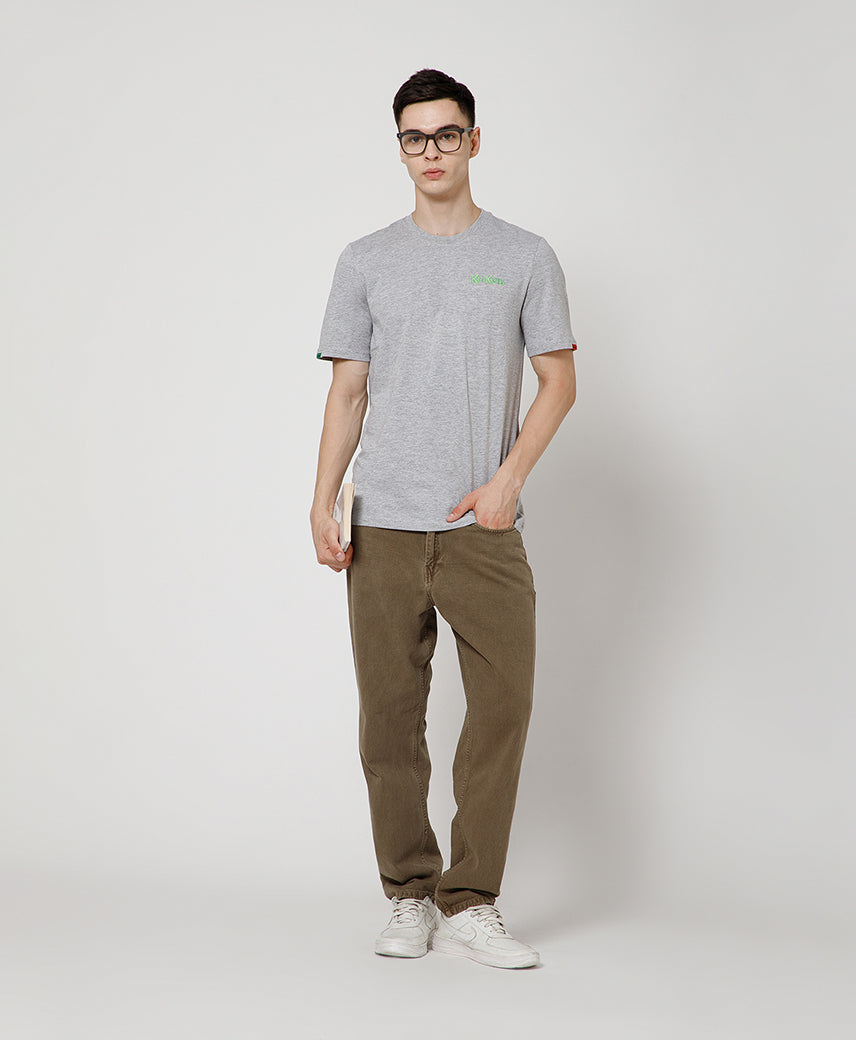 KICKERS MEN GREY T-SHIRTS