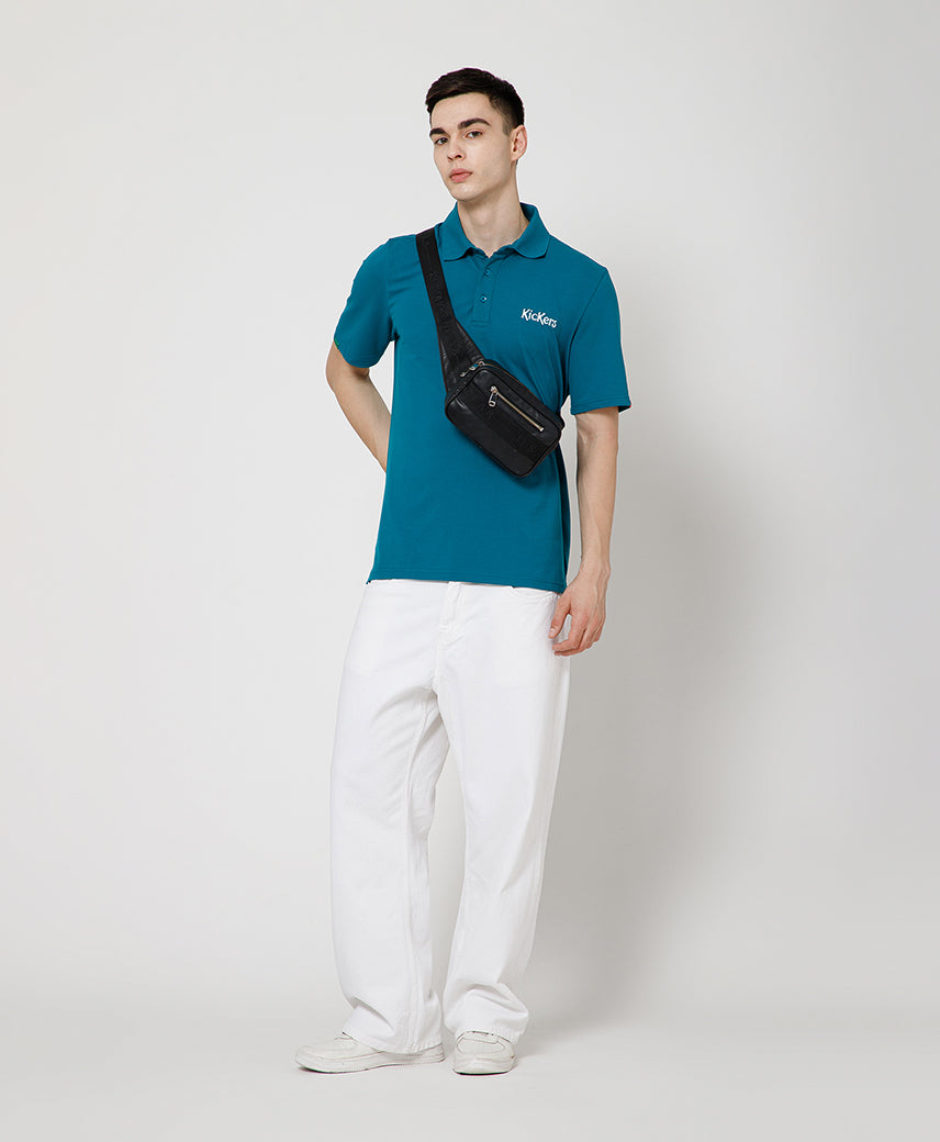 KICKERS MEN DARK GREEN POLO SHIRTS