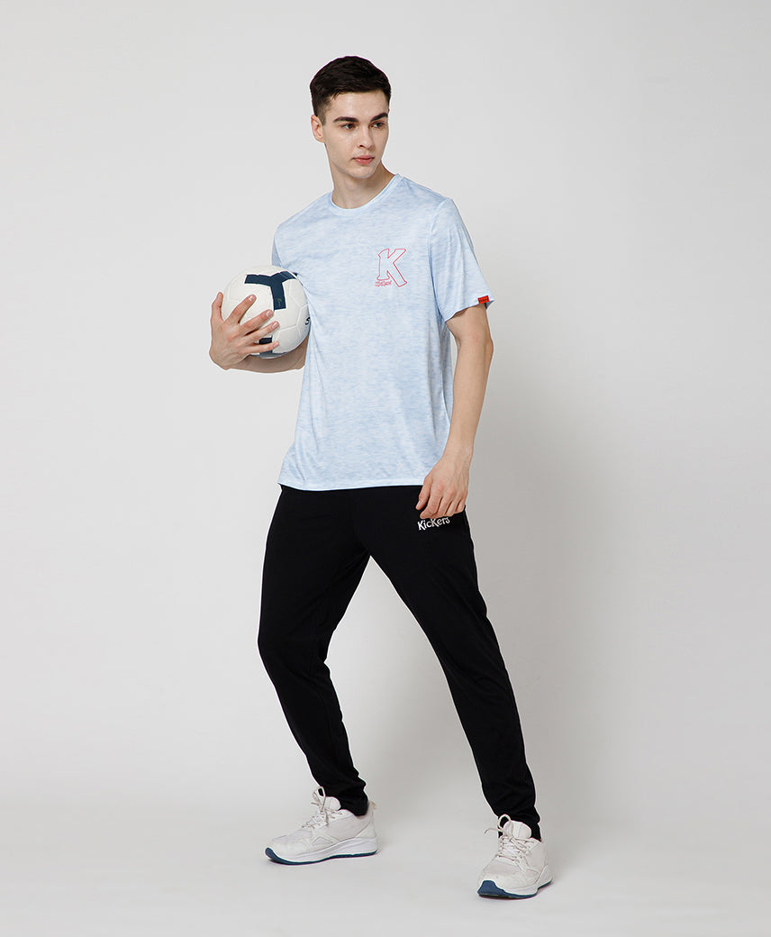 Kickers Blue Graphic Men T-Shirt