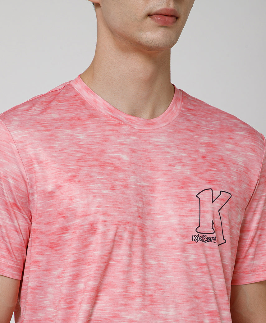 Kickers Red Graphic Men T-Shirt