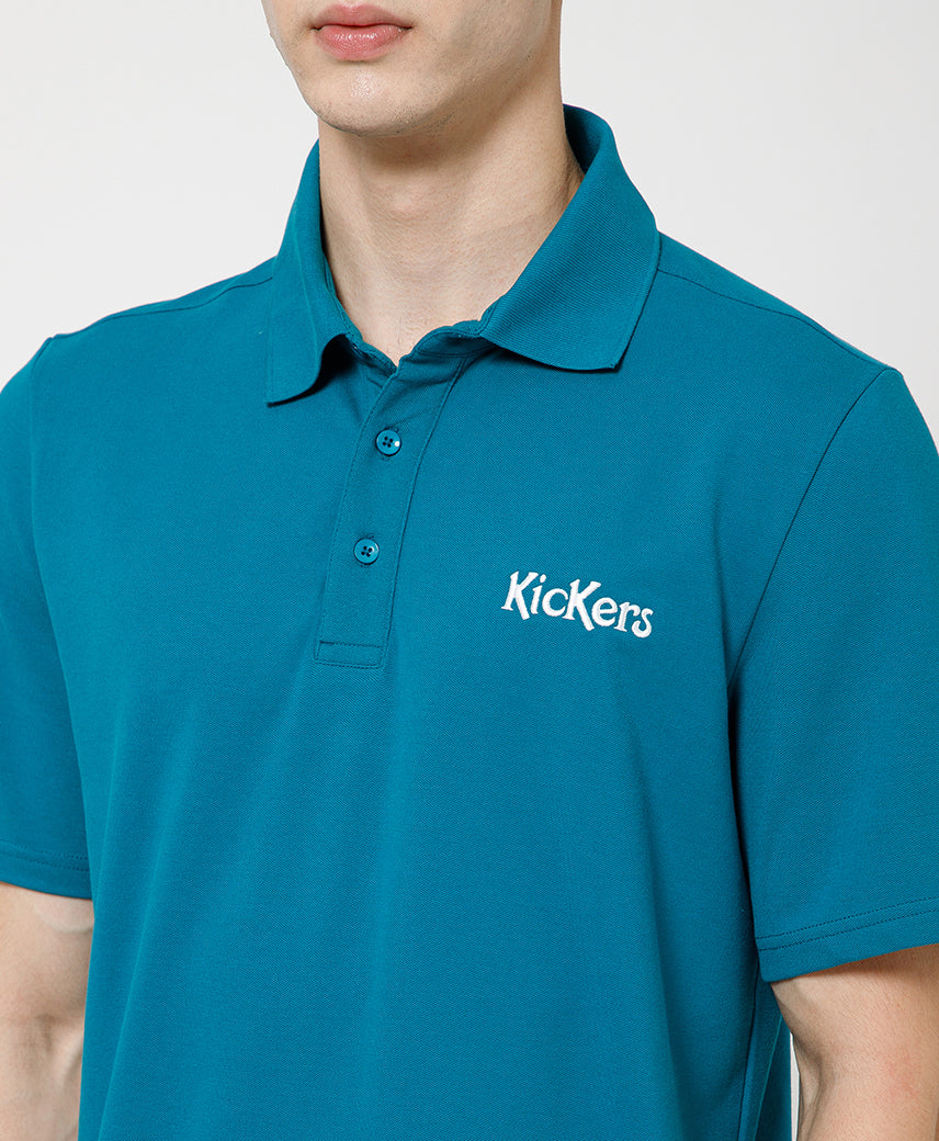 KICKERS MEN DARK GREEN POLO SHIRTS