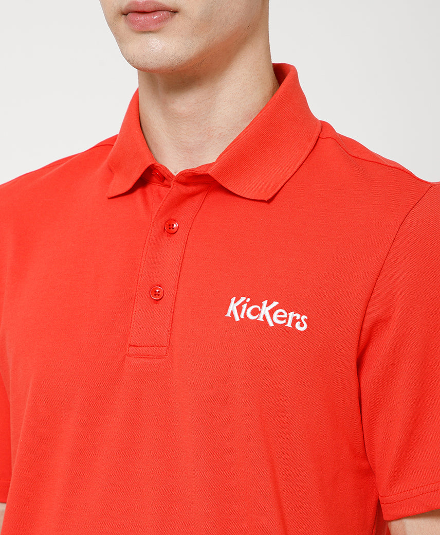 KICKERS MEN RED POLO SHIRTS