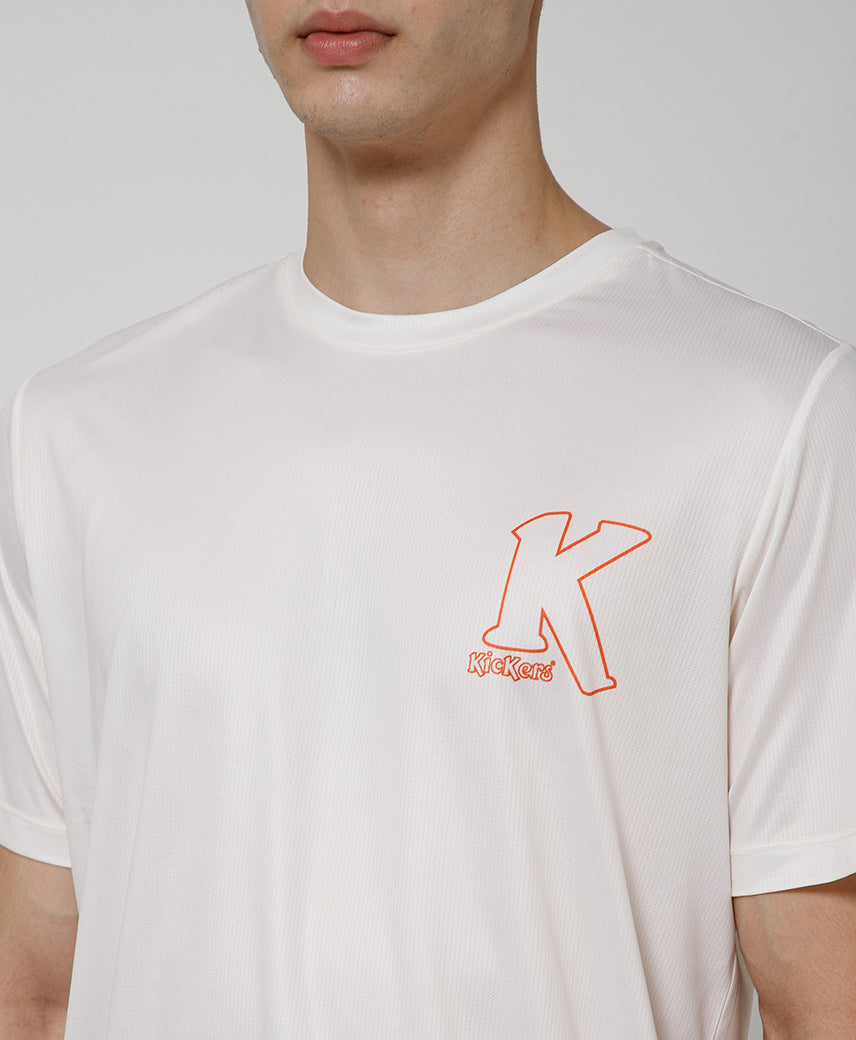 Kickers CREAM Graphic Men T-Shirt