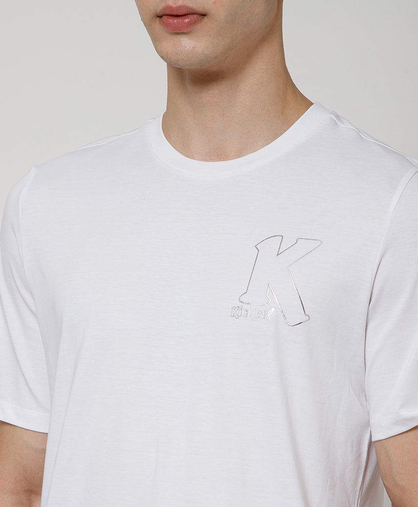 Kickers WHITE Graphic Men T-Shirt