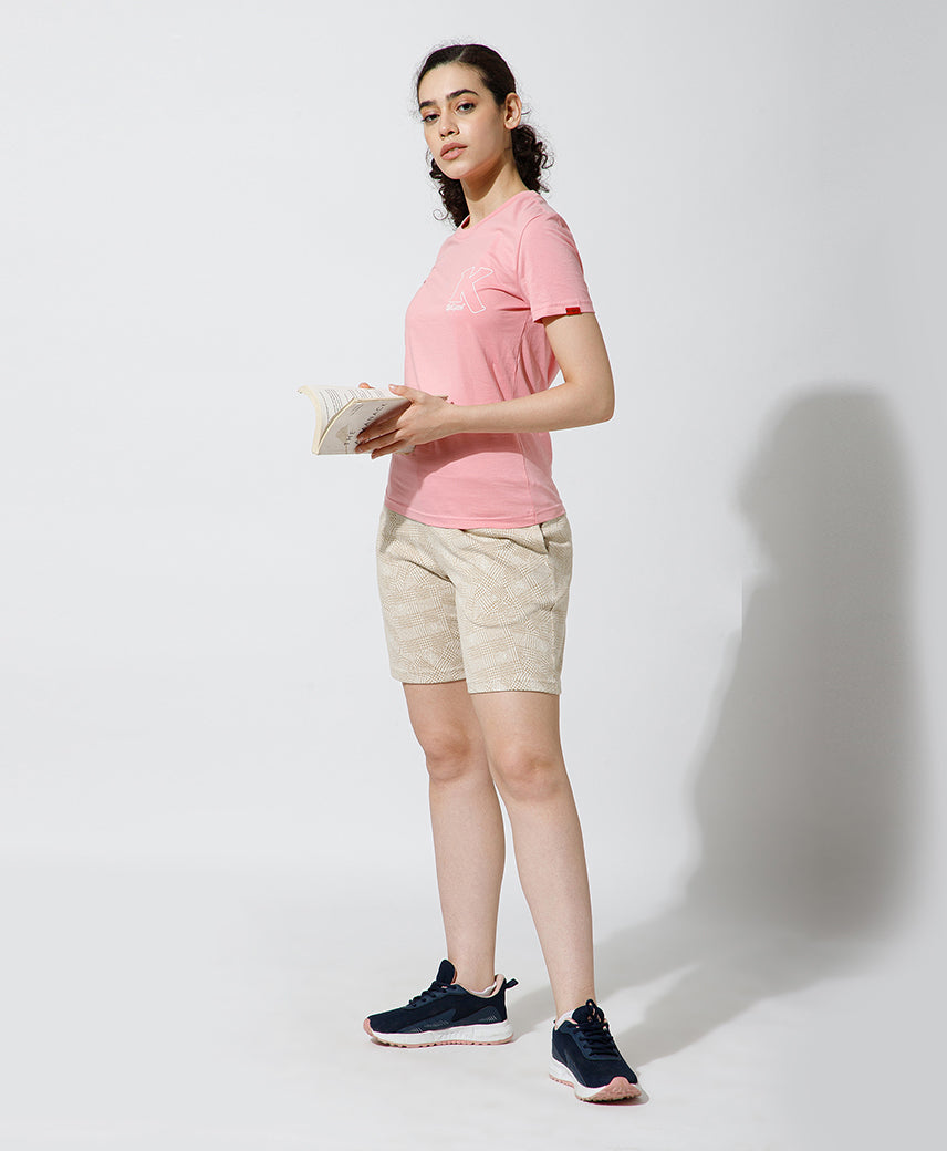 KICKERS WOMEN KHAKI SHORTS