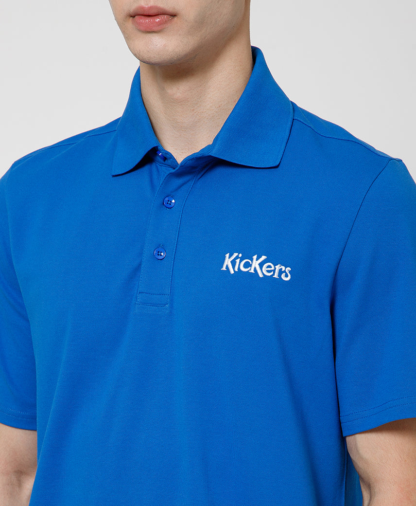 KICKERS MEN BLUE POLO SHIRTS