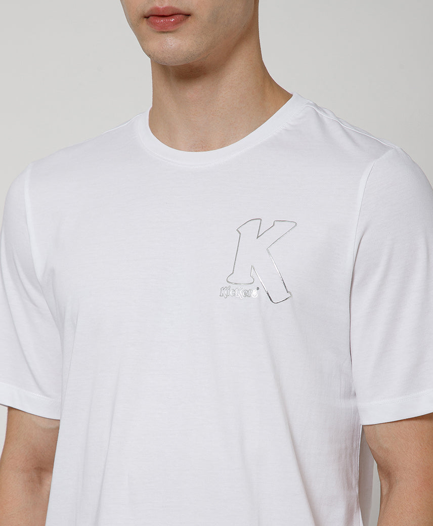 Kickers WHITE Graphic Men T-Shirt