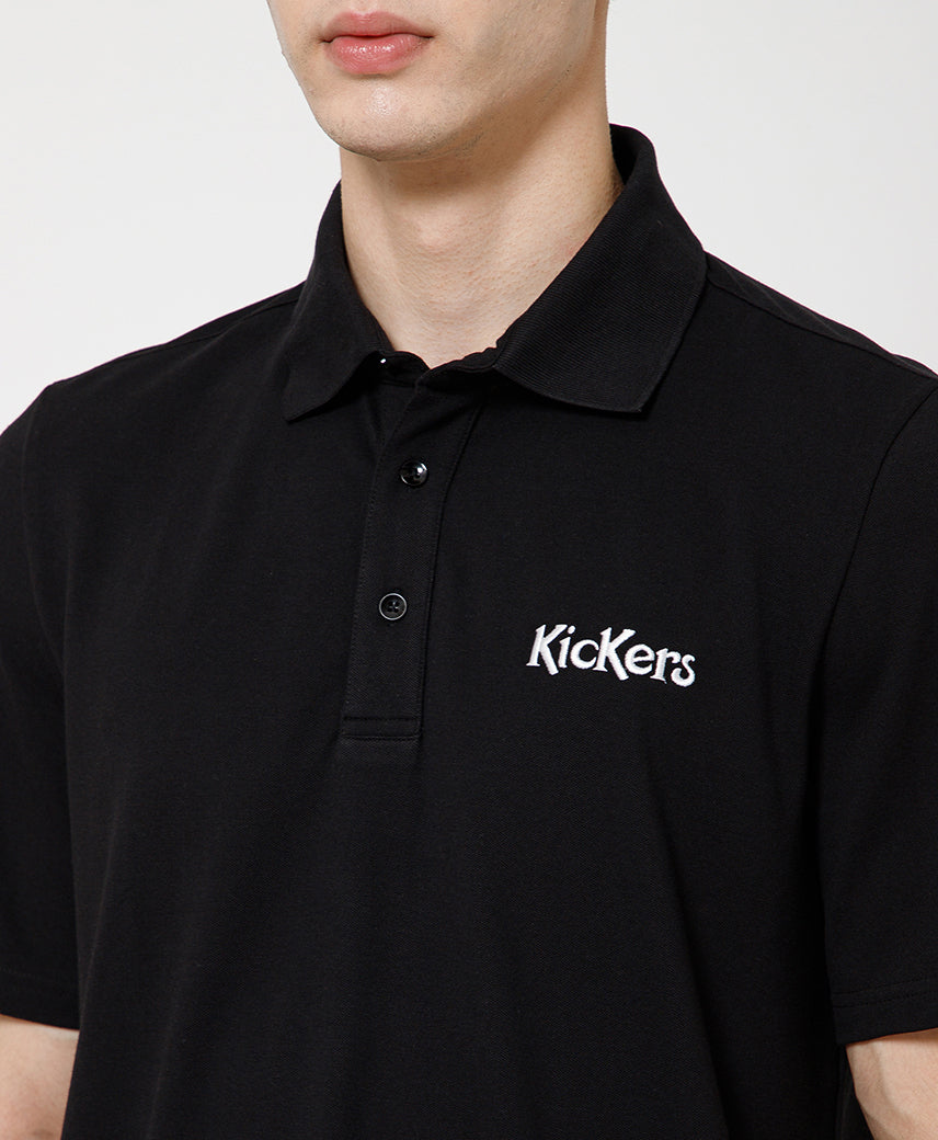 KICKERS MEN BLACK POLO SHIRTS