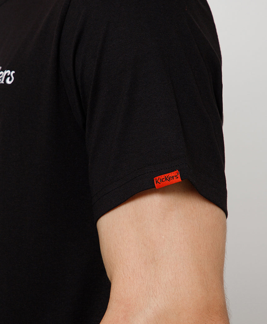 KICKERS MEN BLACK T-SHIRTS
