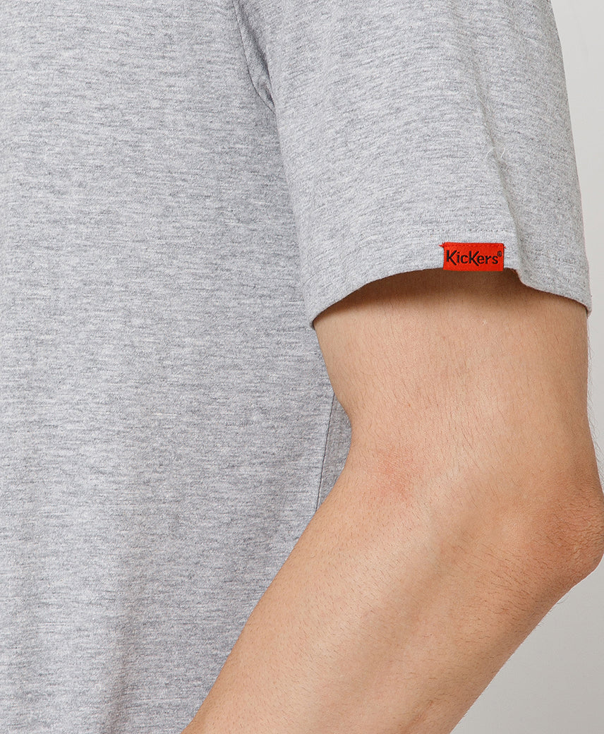 KICKERS MEN GREY T-SHIRTS