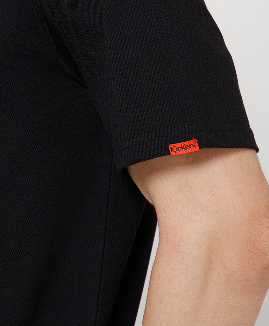 KICKERS MEN BLACK POLO SHIRTS