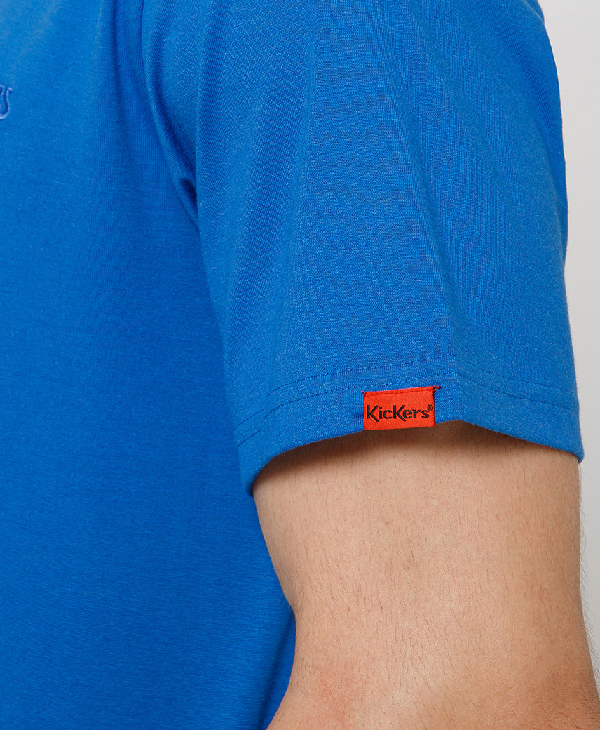 KICKERS MEN BLUE T-SHIRTS