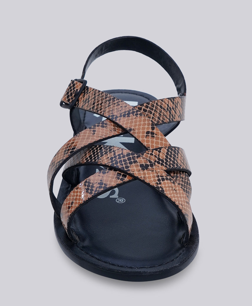 KICK Diana BEIGE-BLACK SNAKE