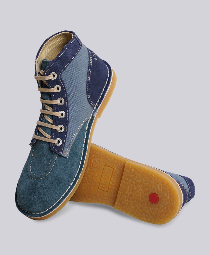 Kickers Men KICK LEGEND Genuine Leather BLUE Casual Boot