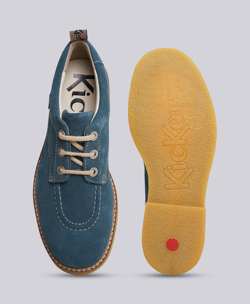 Kickers Men KICK LEVY Genuine Leather BLUE Casual Shoe