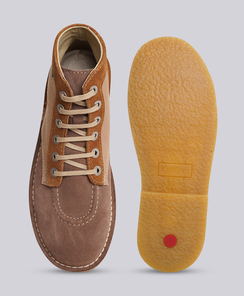 Kickers Men KICK LEGEND Genuine Leather BEIGE Casual Boot